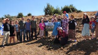 הניחו אבן פינה ליישוב חדש בשם נווה הבשן