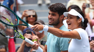 אמה רדוקאנו וקרלוס אלקראס
