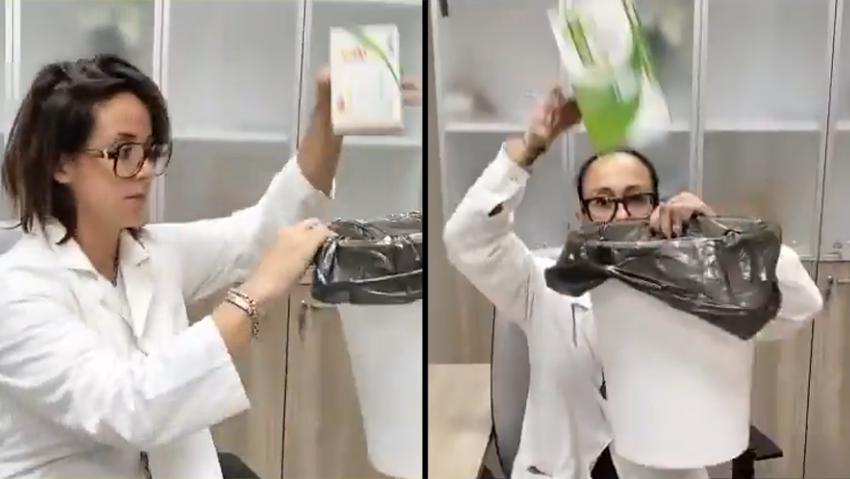 ד"ר ריטה סגנטיני והאחות ג'וליה קקאצ'י זרקו תרופות של טבע באיטליה. בעקבות הסערה ברשתות, הן נאלצו לפרסם התנצלות (צילום: מתוך רשת X) רופאה ד"ר ריטה סגנטיני והאחות ג'וליה קקאצ'י זרקו תרופות של טבע באיטליה