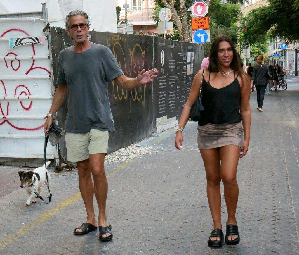 נגמרה הגלידה (צילום: אמיר מאירי) פפראצי נירו לוי והחברה