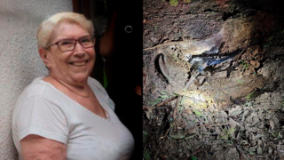 נפילת רסיס בחצר הבית של משפחת חתומי בגינתון