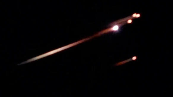 הטיל ששוגר מתימן התפצל למספר טילים בשמי ישראל