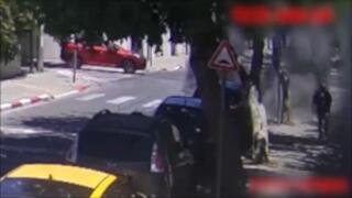 תיעוד: השלכת הרימון רסס לעבר בית בהרצליה  ב-6.7