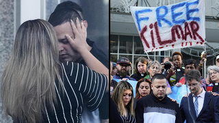 קילמר אברגו גרסייה לפני שנעצר במשרדי סוכנות ההגירה ICE ב בוליטמור ארה