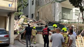 אירוע קריסת פיגומים בתל אביב