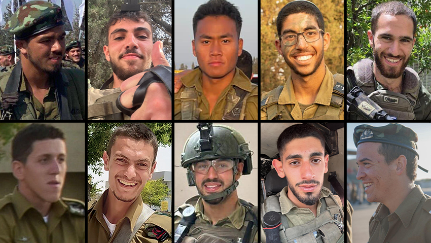 10 חללי גדוד שמשון במלחמה (צילום: אתר צה"ל, באדיבות המשפחה, דובר צה"ל) סגן אורי גרליץ, סמ"ר נהוראי סעיד, סרן איליי גבריאל אטדגי, רס"ל (במיל') נועם שמש, רס"ל (במיל') הלל דינר, סמ"ר נתנאל פסח, סמ"ר אור כץ, סמ"ר גרי ללהרואיקימה זולת, סמ"ר נווה יאיר אסולין, סמ"ר אופיר אליהו