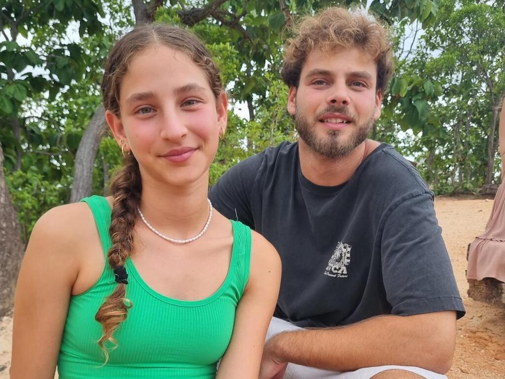 "תמיד שומר עליי". ענבר ואלון אהל ענבר ואלון אהל