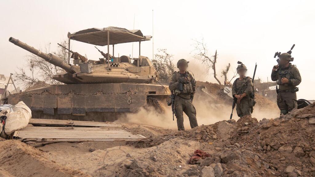 IDF forces in Gaza (Photo: IDF) פעילות כוחות צוות הקרב של חטיבת הנח״ל בצפון רצועת עזה