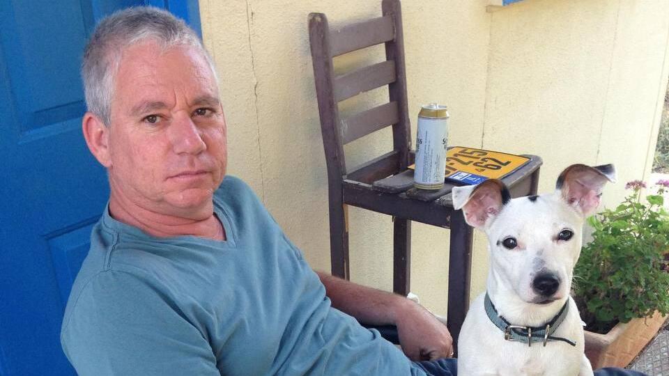 Ilan Weiss and his dog Ketem אילן וייס ז"ל וכלבו כתם