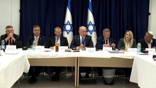 ראש הממשלה בנימין נתניהו בפתח ישיבת הממשלה