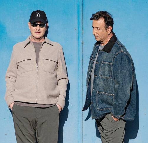 להב (מימין) וכהן. "היום קל יותר" | צילום: ערן אקרמן yk14496196