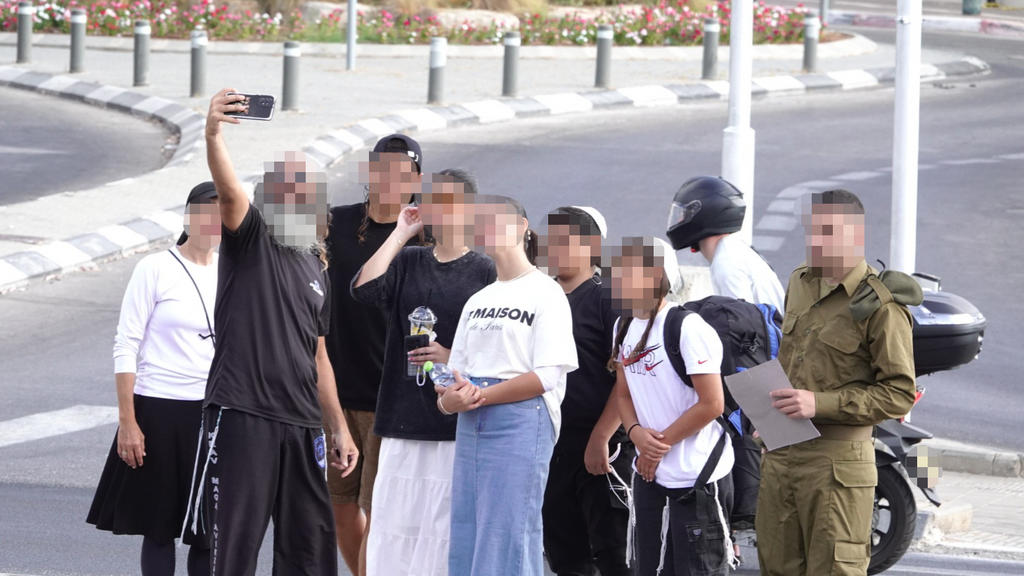 צילום: שאול גולן גיוס חרדים ליחידת חשמונאים, תל השומר