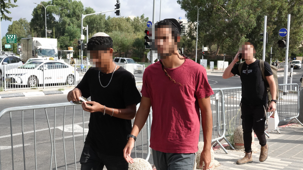 גיוס חרדים בתל השומר (צילום: שאול גולן) גיוס חרדים ליחידת חשמונאים, תל השומר