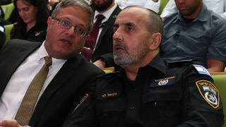 מפכ"ל המשטרה רב-ניצב דני לוי והשר לביטחון לאומי איתמר בן גביר