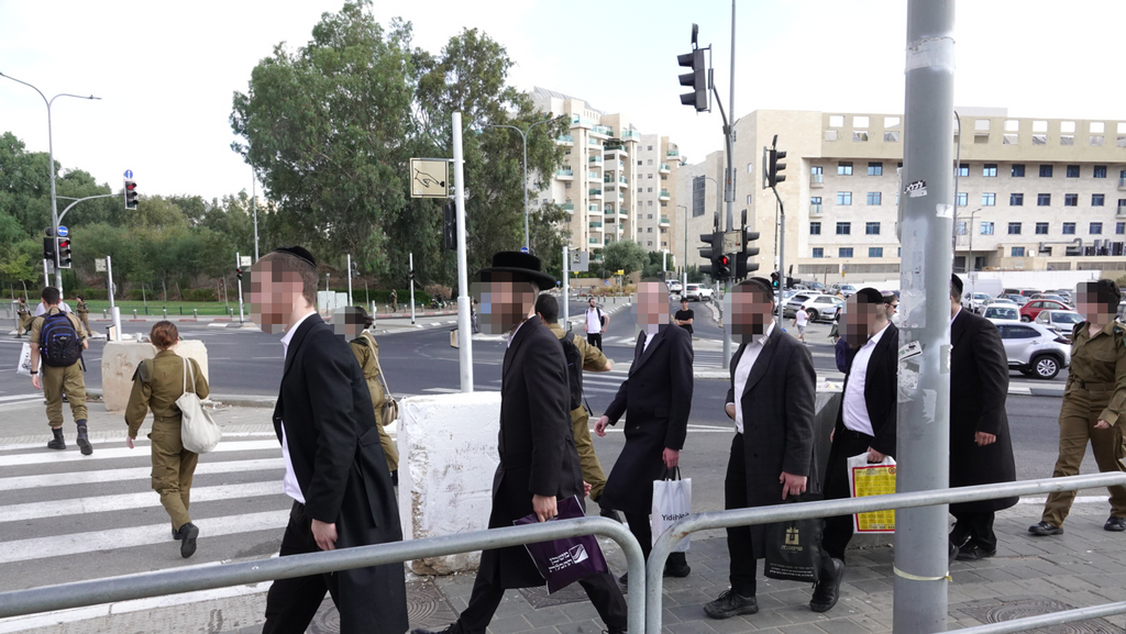 צילום: שאול גולן גיוס חרדים ליחידת חשמונאים, תל השומר