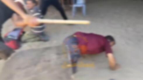 Hamas police hunt down cash brokers and brutally beat them