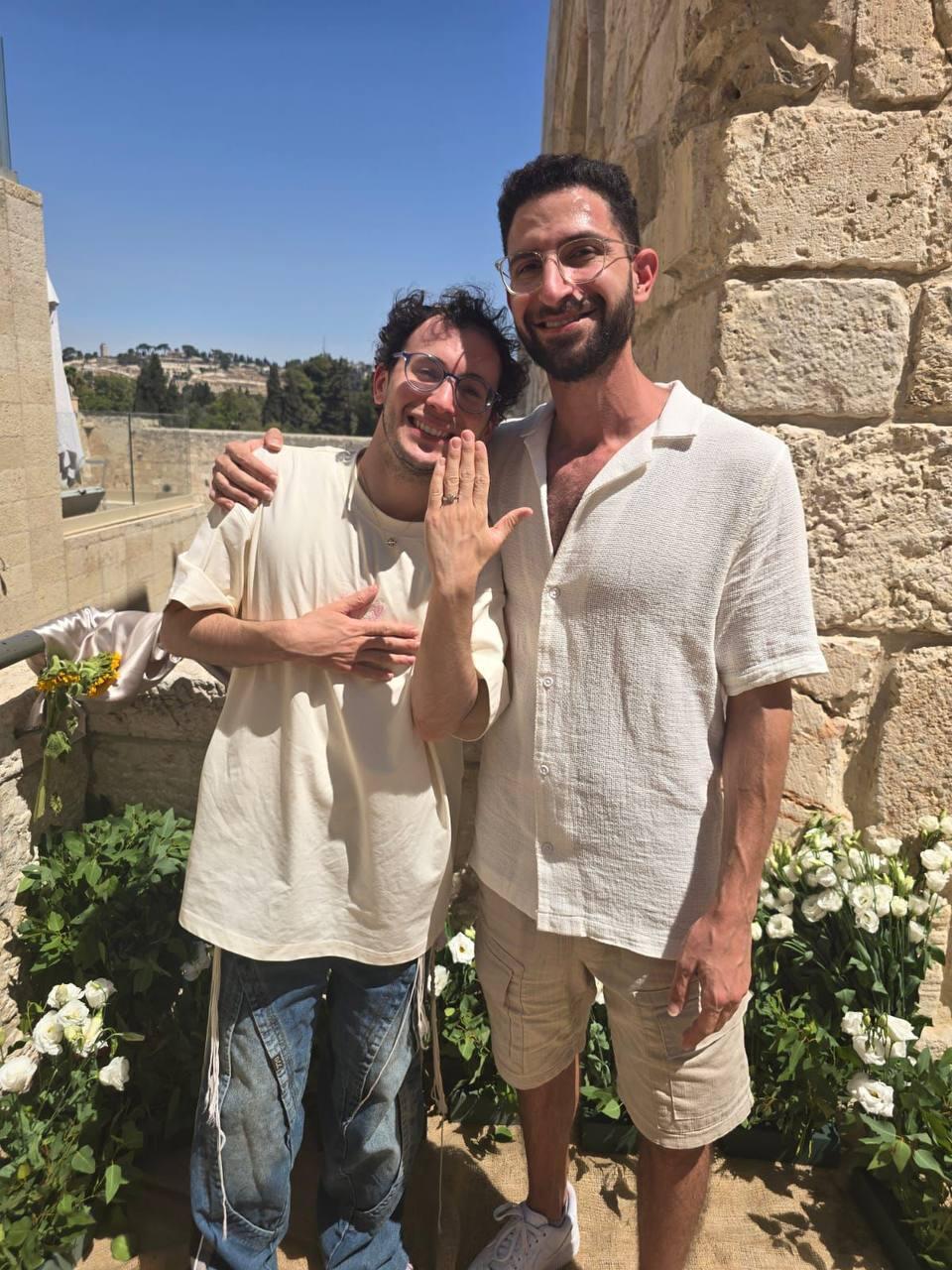 הזוג המאורס. שחר טבוך אמיר אהרון (צילום: אינסטגרם) שחר טבוך אמיר אהרון