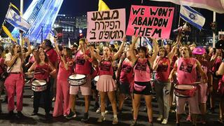 צעדה להחזרת החטופים יוצאת מגשר המיתרים