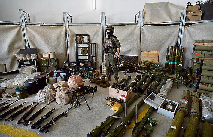 ההערכה: יש עוד הרבה. נשק שצה”ל לקח מחיזבאללה | צילום: תומר שונם הלוי yk14503948