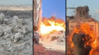תיעוד מהשמדת מבנה ותוואי תת-קרקעי בבצפון רצועת עזה