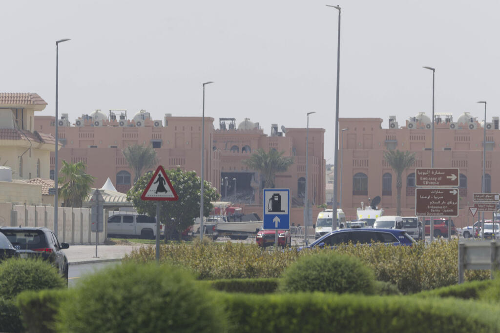 Doha, Qatar (צילום: Jon Gambrell/AP) דוחא, יום לאחר התקיפה הישראלית