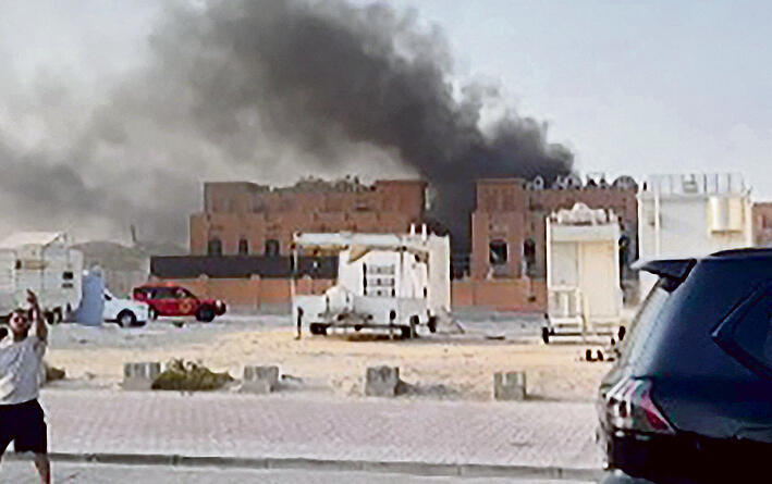 התקיפה הישראלית נגד בכירי חמאס בקטאר, השבוע | צילום: אי־אף־פי, JACQUELINE PENNEY yk14511352