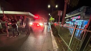 זירת תאונת הדרכים באור עקיבא