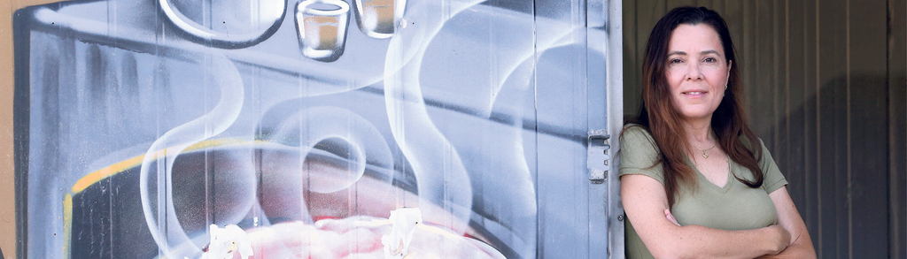 קרן קוך מושב תקומה תחנת ריענון לחיילים (צילום: ריאן פרויס) קרן קוך מושב תקומה תחנת ריענון לחיילים