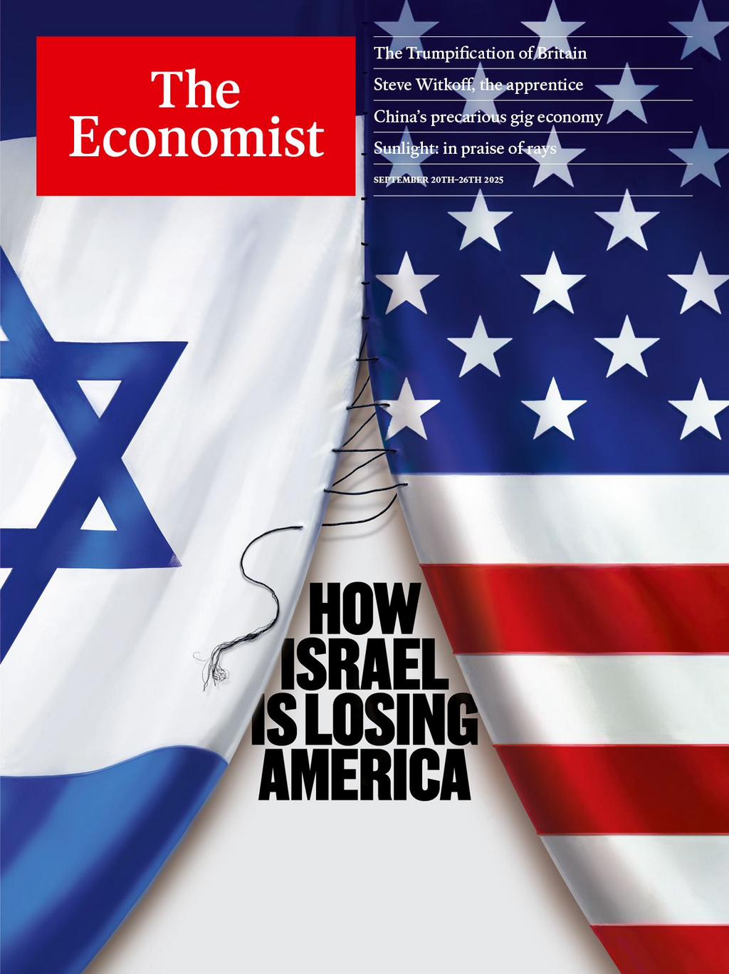 The Economist cover שער האקונומיסט