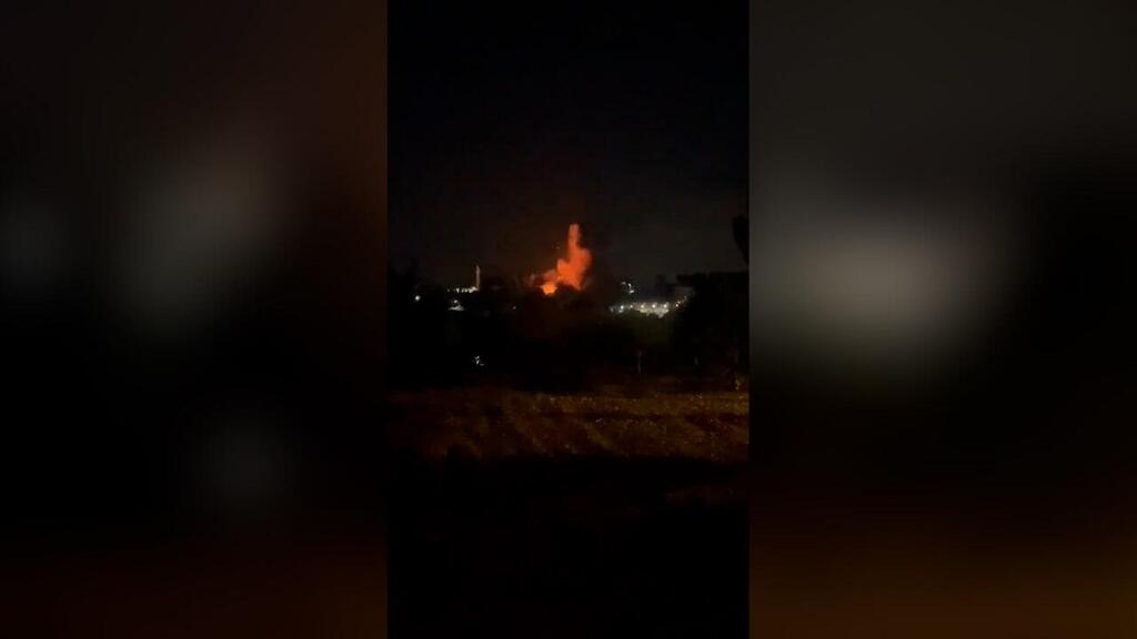 IDF strikes on Hezbollah sites in southern Lebanon תקיפות בדרום לבנון