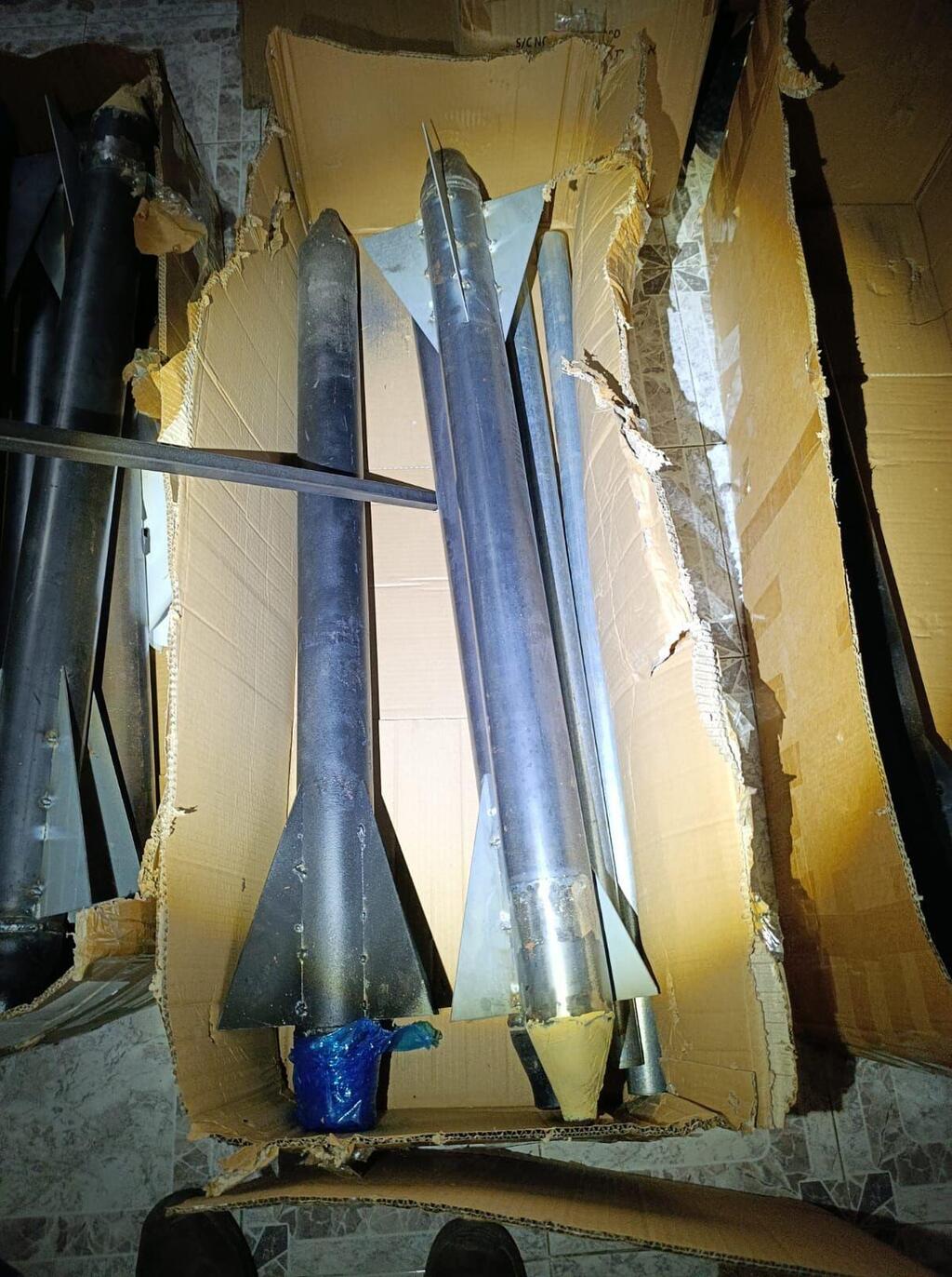 רקטות ואמצעי לחימה נתפסו במהלך מבצע מעצרים של כוחות צה"ל, שב"כ והימ"מ במרחב רמאללה