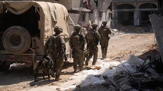 פעילות כוחות אוגדה 162 בעיר עזה