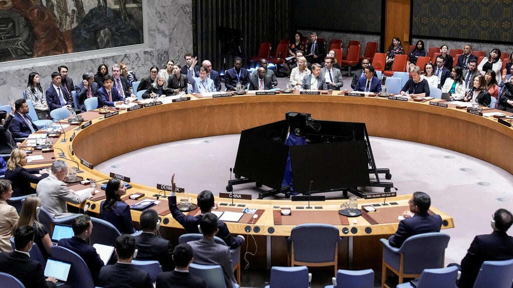 UN Security Council meeting (Photo: REUTERS/Eduardo Munoz) כינוס מועצת הביטחון של האו"ם