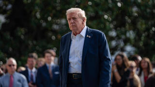 דונלד טראמפ ממריא לניו יורק