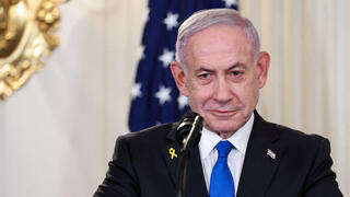 נתניהו וטראמפ במסיבת עיתונאים בבית הלבן נתניהו וטראמפ במסיבת עיתונאים בבית הלבן