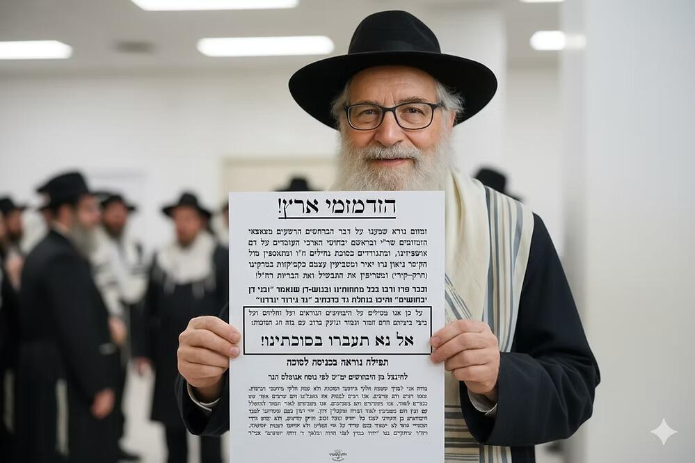 הפשקוויל המשעשע נגד ברחשים בסוכה