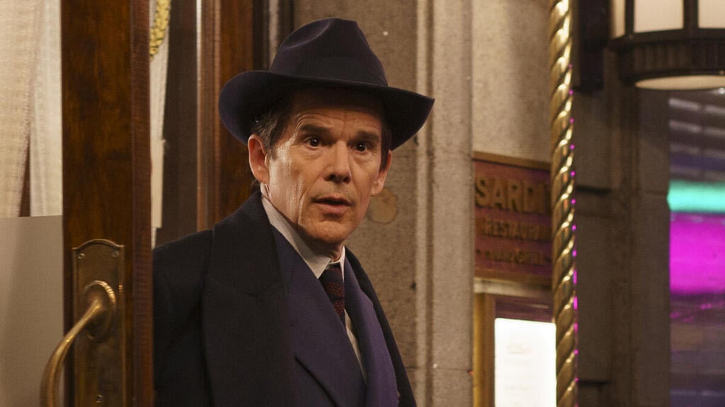 Ethan Hawke in Blue Moon (Photo: Courtesy of Forum film) מתוך הסרט "בלו מון"