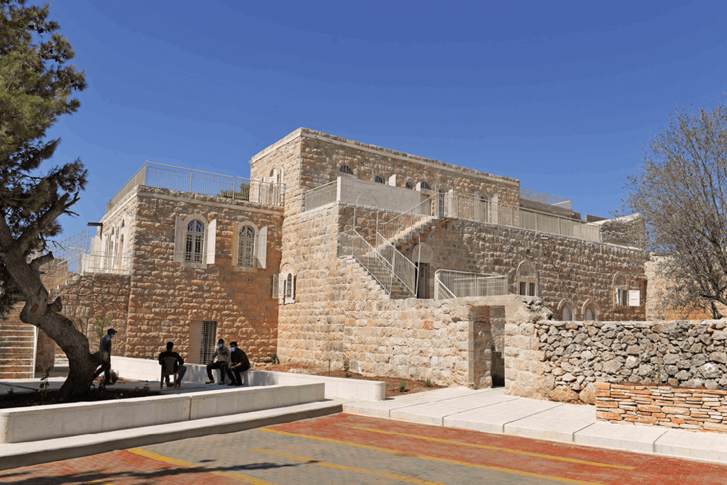 Al-Huqqiyya Mansion in the Historic Center of Qalandiya Village, 2018 (Photo: Courtesy of Riwaq) Al-Huqqiyya Mansion in the Historic Center of Qalandiya Village, 2018