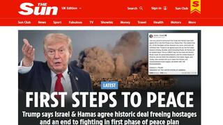 סיקור עולמי בעולם תקשורת בינלאומית על הסכם עסקת חטופים בין ישראל ל חמאס הפסקת אש ב עזה