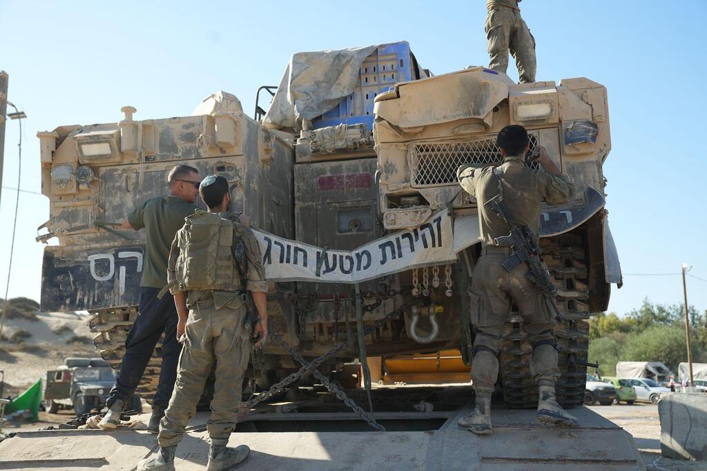 המבצע הלוגיסטי להיערכות מחדש של כוחות צה״ל ברצועת עזה (צילום: דובר צה"ל) המבצע הלוגיסטי להיערכות מחדש של כוחות צה״ל ברצועת עזה