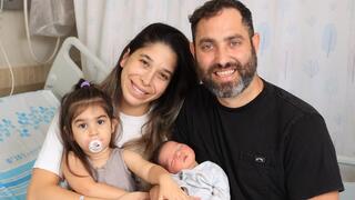 משפחת איינהורן עם אדר הקטנה