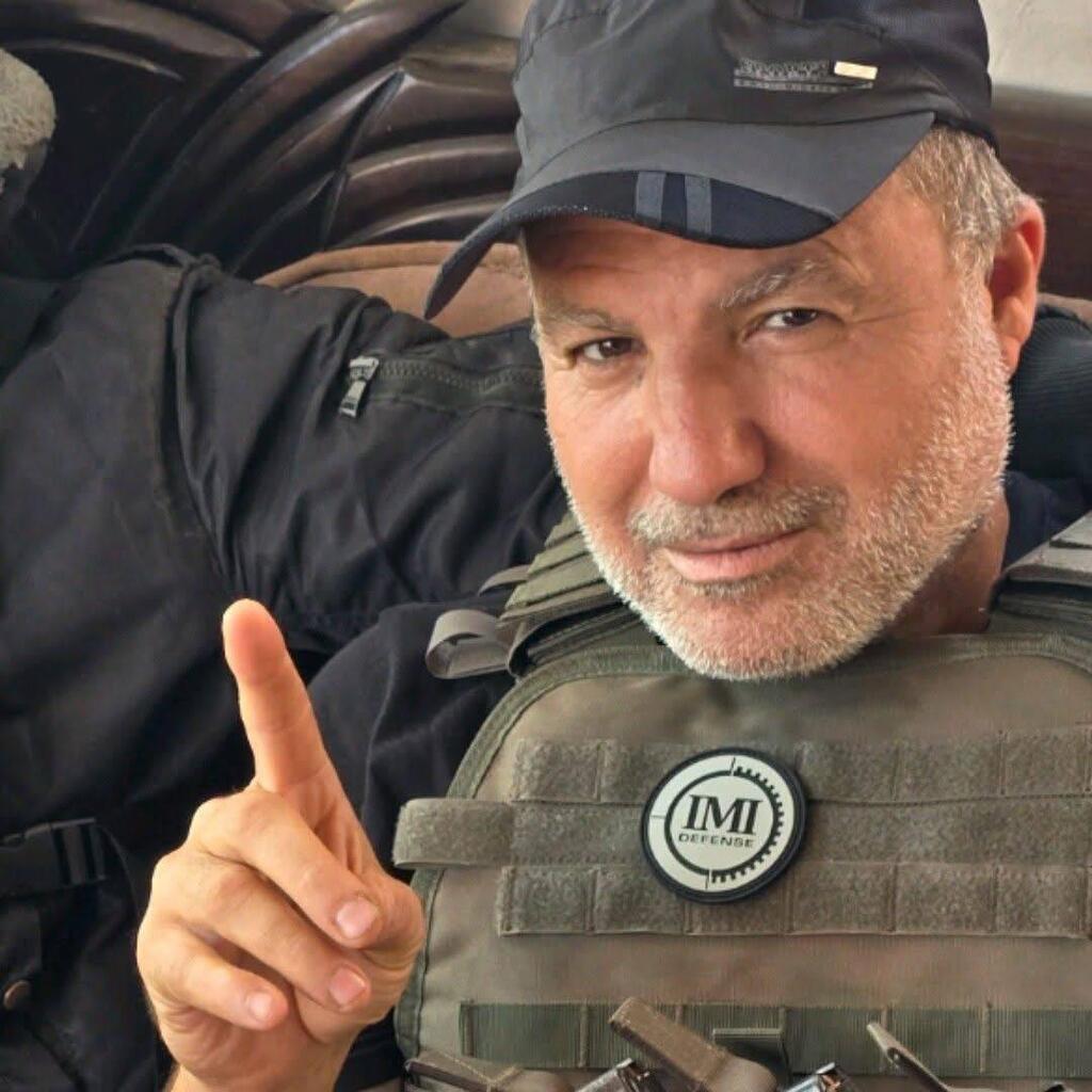 Hossam al-Astal, commander of the al-Majida clan militia in Khan Younis חוסאם אלאסטל מפקד מיליציה בחאן יונס
