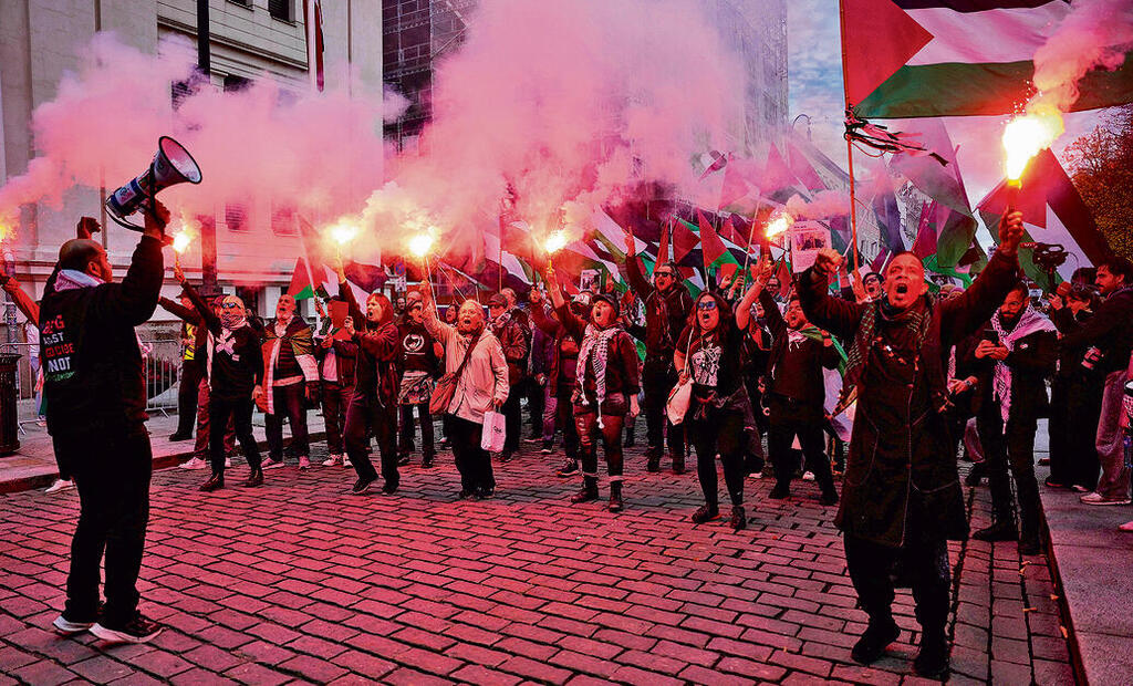 אוסלו, 2025 . מפגן שנאה לישראל | צילום: Javad Parsa/NTB via REUTERS yk14543000