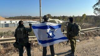 לוחמי מילואים מגדוד 710 בחטיבה 179 במעבר כיסופים