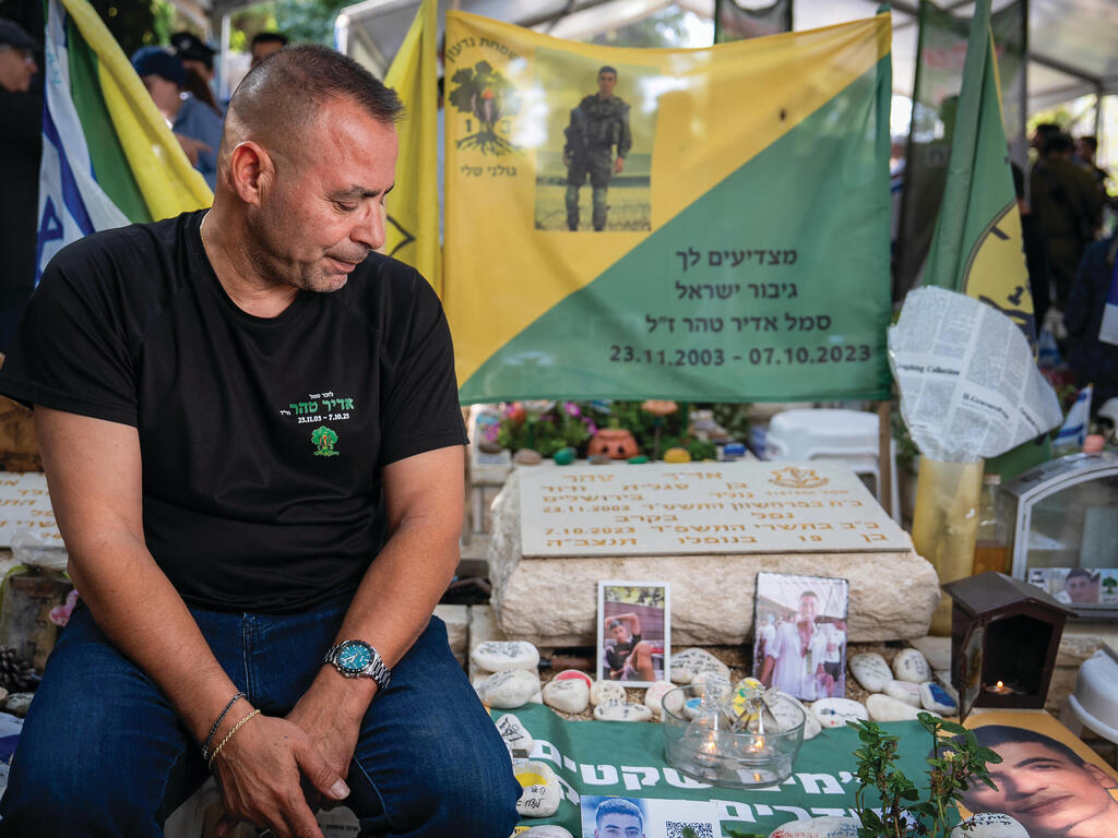 "שמח שהחטופים חזרו". דוד טהר, אבא של אדיר טהר ז"ל | צילום: שלו שלום yk14547702