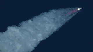 סטארשיפ זמן קצר לאחר השיגור