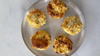 מאפינס פסטה עשירים בחלבון (צילום: דניאל טיאנו בודין) מאפינס פסטה עשירים בחלבון