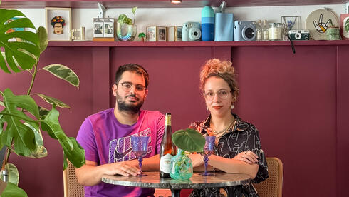 how a young Tel Aviv couple turned a tiny rental into a colorfu