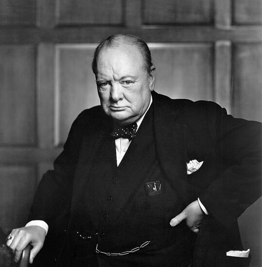 צ'רצ'יל. הפסיד ביום שאחרי | צילום: ויקיפדיה yk14548512