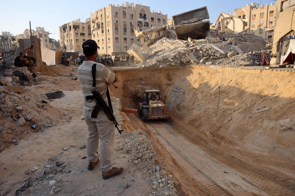 Khan Younis (Photo: Omar Al-Qattaa / AFP) חאן יונס